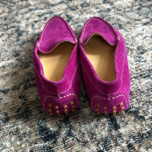 M.Gemi The Felize suede fuchsia loafer size 38.5 - Picture 4 of 8